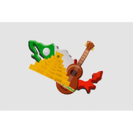 Mexico Map Style 75 Sticker - DecalsHouse