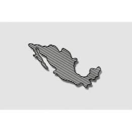 Mexico Map Style 80 Sticker - DecalsHouse