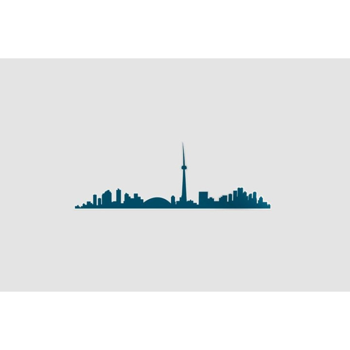Toronto Skyline Stickers – CN Tower Decals (2-Pack)