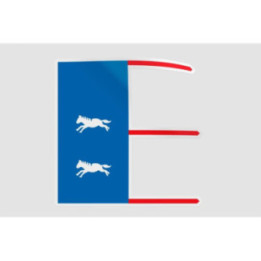 Mongol Flag Style 15 Sticker - DecalsHouse