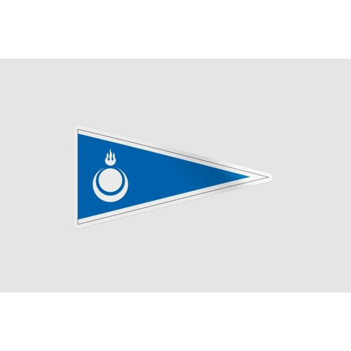 Mongol Flag Style 17 Sticker - DecalsHouse