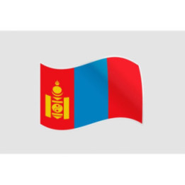 Mongol Flag Style 25 Sticker - DecalsHouse