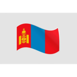 Mongol Flag Style 26 Sticker - DecalsHouse