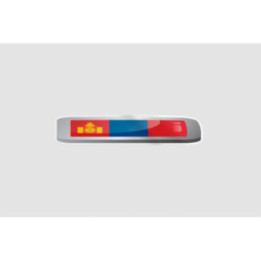 Mongolia Flag Style 8 Sticker - DecalsHouse