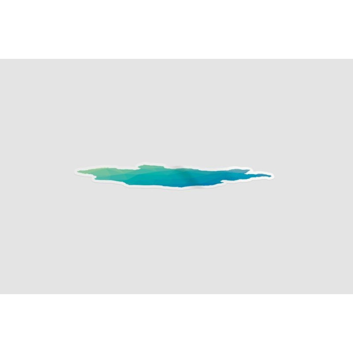 Mongolia Map Style 11 Sticker - DecalsHouse