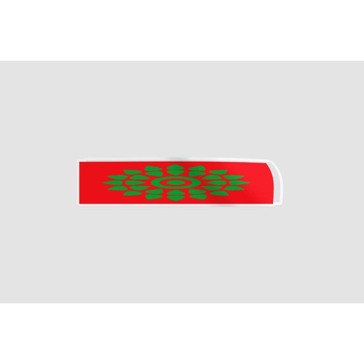 Morocco Flag Style 4 Sticker - DecalsHouse