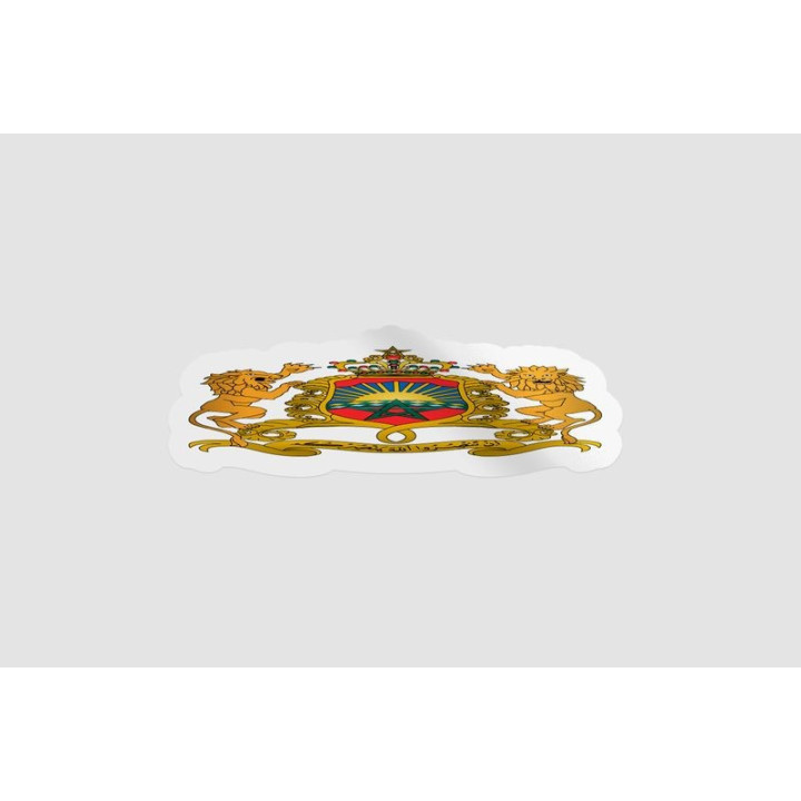 Morocco National Emblem Sticker - DecalsHouse