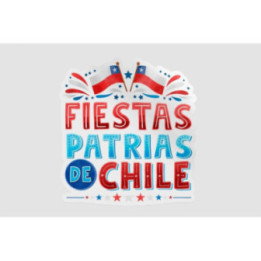 National Day Of Chile Style 5 Sticker - DecalsHouse