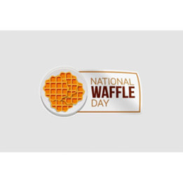 National Waffle Day Sticker - DecalsHouse