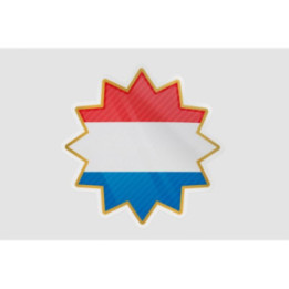 Netherlands Flag Style 13 Sticker - DecalsHouse