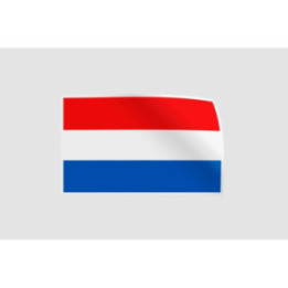 Netherlands Flag Style 2 Sticker - DecalsHouse
