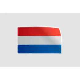 Netherlands Flag Style 7 Sticker - DecalsHouse
