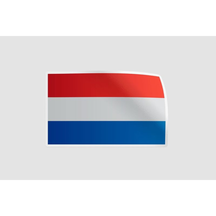 Netherlands Flag Style 7 Sticker - DecalsHouse