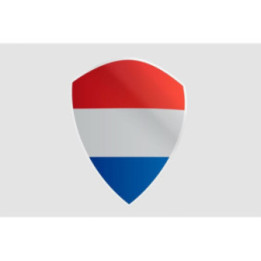 Netherlands Flag Style 8 Sticker - DecalsHouse