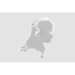 Netherlands Map Style 19 Sticker - DecalsHouse
