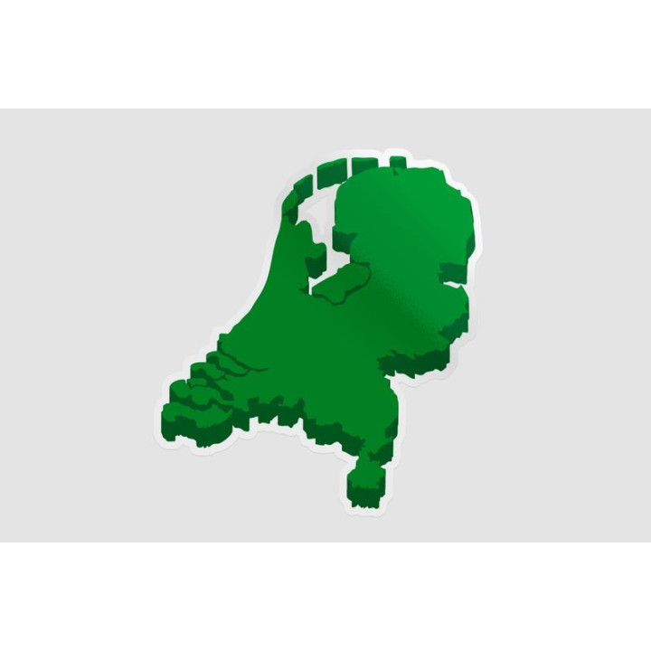 Netherlands Map Style 24 Sticker - DecalsHouse