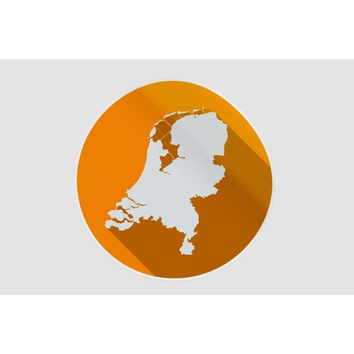 Netherlands Map Style 28 Sticker - DecalsHouse