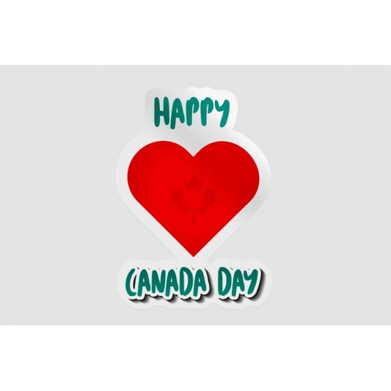 Happy Canada Day Dh Sticker