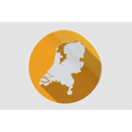 Netherlands Map Style 32 Sticker - DecalsHouse