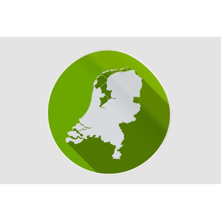 Netherlands Map Style 34 Sticker - DecalsHouse
