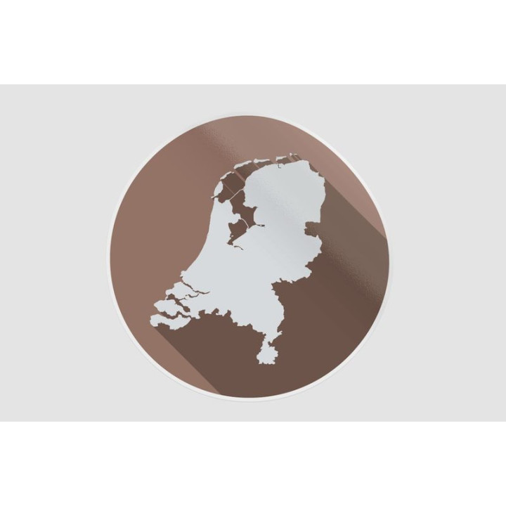 Netherlands Map Style 36 Sticker - DecalsHouse