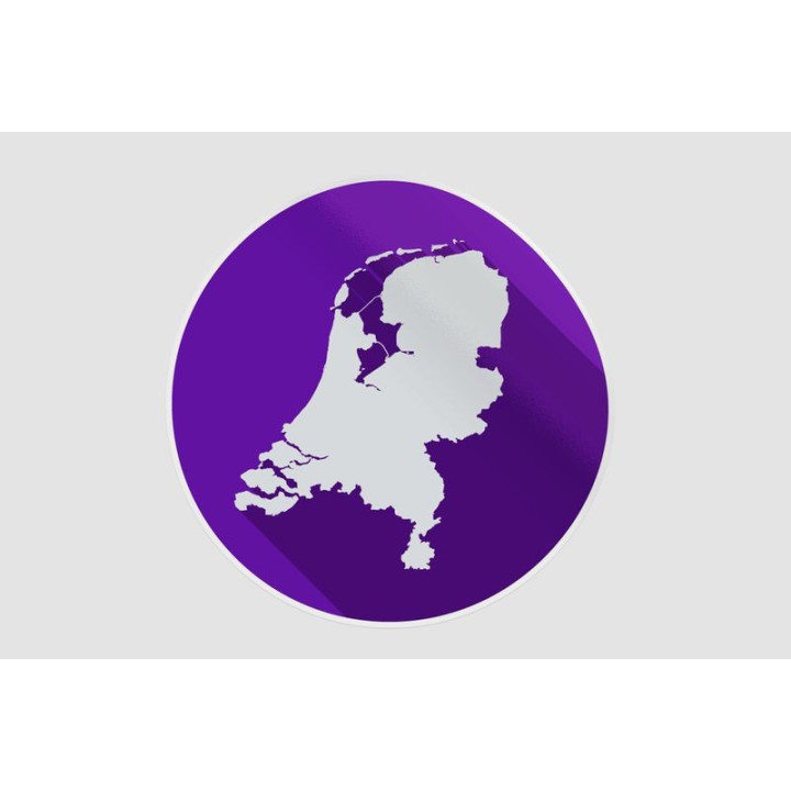 Netherlands Map Style 39 Sticker - DecalsHouse