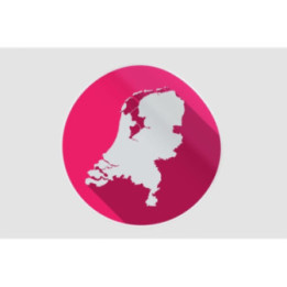 Netherlands Map Style 43 Sticker - DecalsHouse