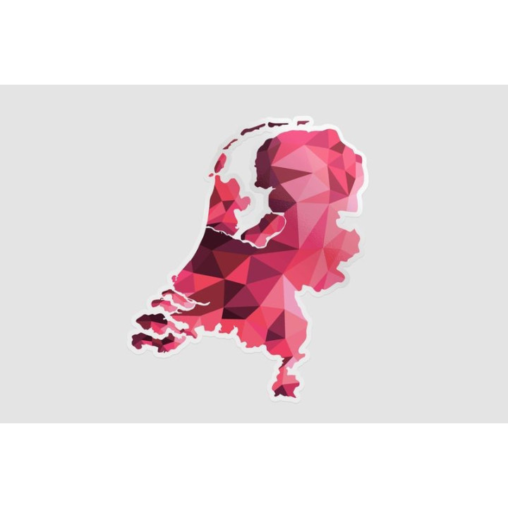 Netherlands Map Style 51 Sticker - DecalsHouse