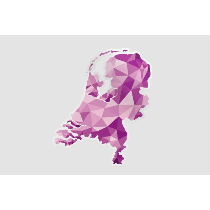 Netherlands Map Style 52 Sticker - DecalsHouse