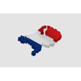 Netherlands Map Style 9 Sticker - DecalsHouse