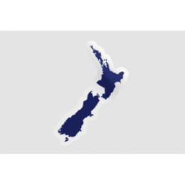 New Zealand Map Sticker - DecalsHouse
