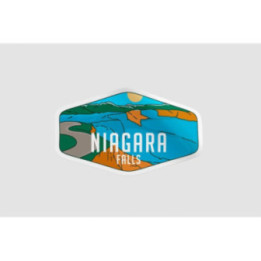 Niagara Falls Stickers – Travel Badge Decals (2-Pack)