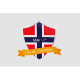 Norwegian Day Of Liberation Sticker - DecalsHouse