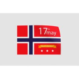 Norwegian Day Of Liberation Style 2 Sticker - DecalsHouse