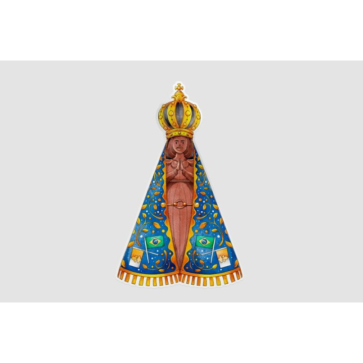 Nossa Senhora Aparecida Stickers – Brazil Catholic (2-Pack)