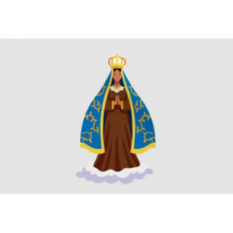 Nossa Senhora Aparecida Stickers – Catholic Decals (2-Pack)