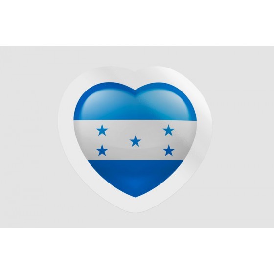 Honduras Flag Heart