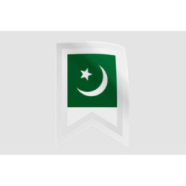 Pakistan Flag Style 18 Sticker - DecalsHouse