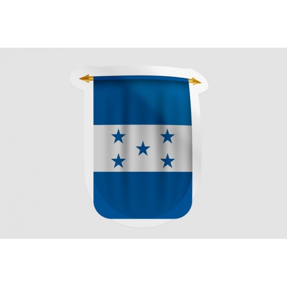 Honduras Flag Pennant Style 4