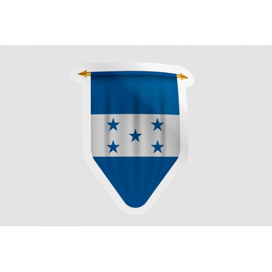 Honduras Flag Pennant Style 6