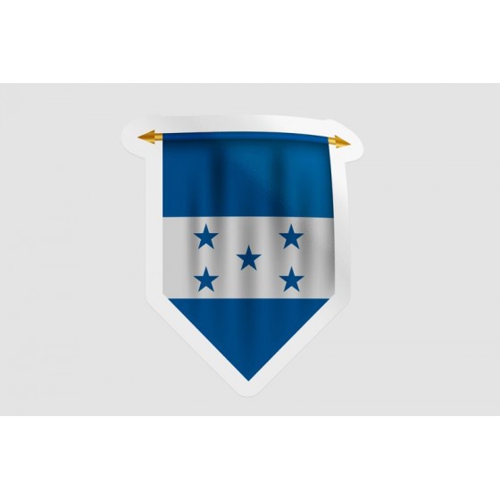 Honduras Flag Pennant Style 8