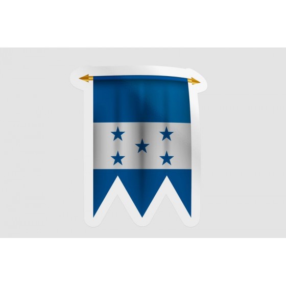 Honduras Flag Pennant Style 9