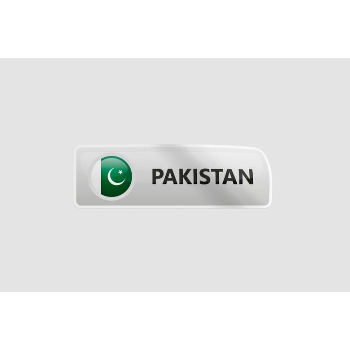 Pakistan Flag Style 36 Sticker - DecalsHouse