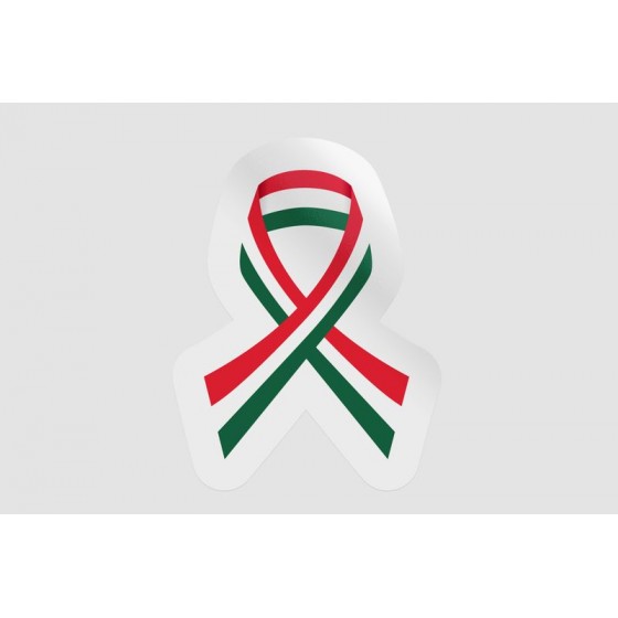 Hungary Flag Ribbon Style 2