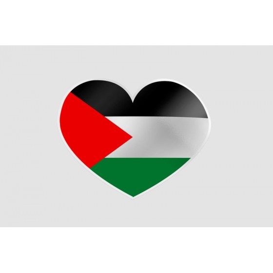 I Love Gaza Heart Sticker