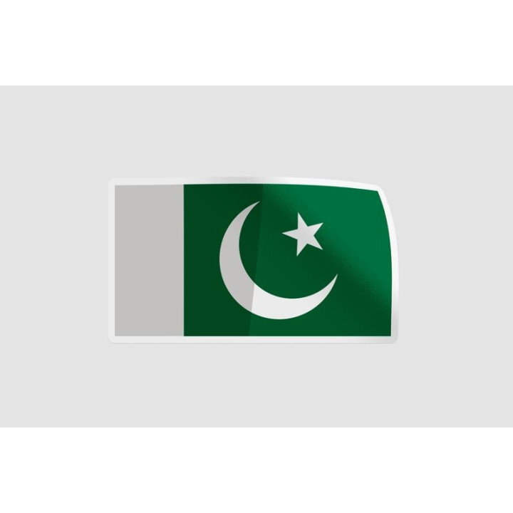 Pakistan Flag Style 80 Sticker - DecalsHouse