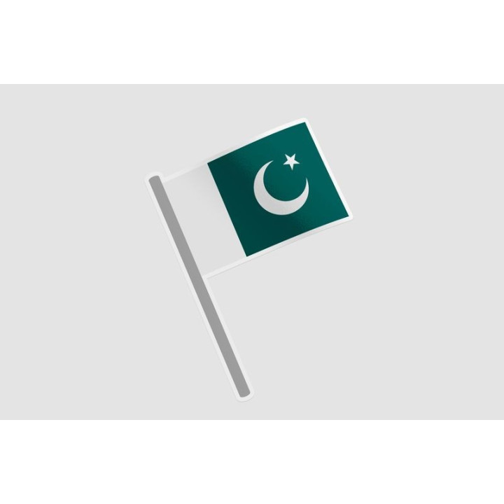 Pakistan Flag Style 81 Sticker - DecalsHouse