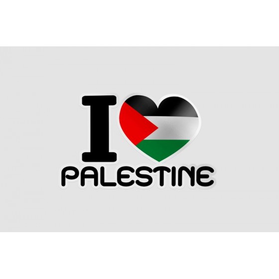 I Love Palestine Ed Sticker