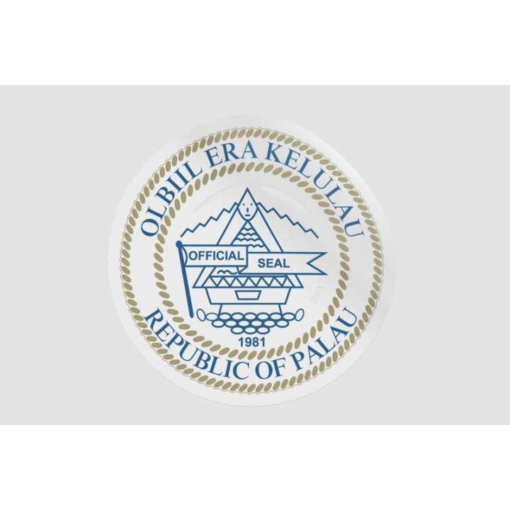 Palau National Emblem Sticker - DecalsHouse
