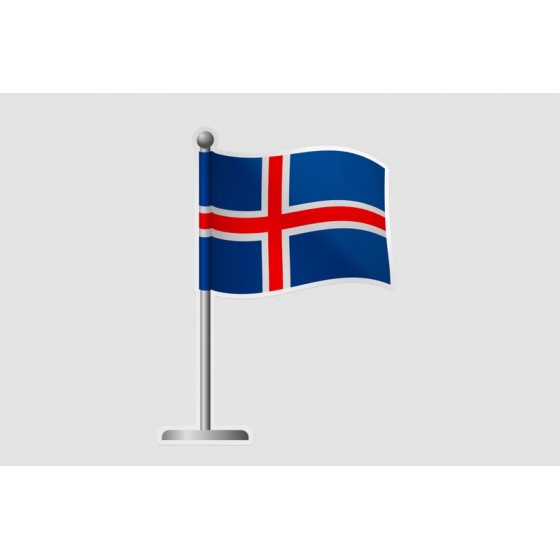 Iceland Flag Pole